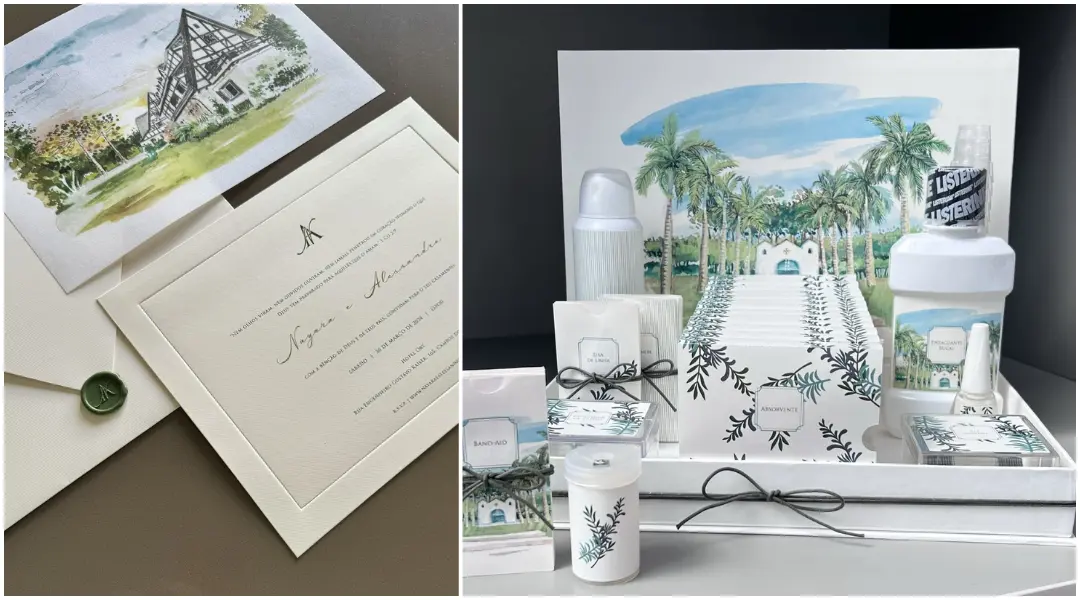 The Wedding Art - Identidade Visual, papelaria e convites de casamento